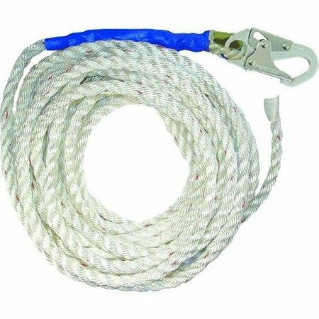 FALL TECH INCOM 50' Polysteel Rope with Snap-Hook A8150T